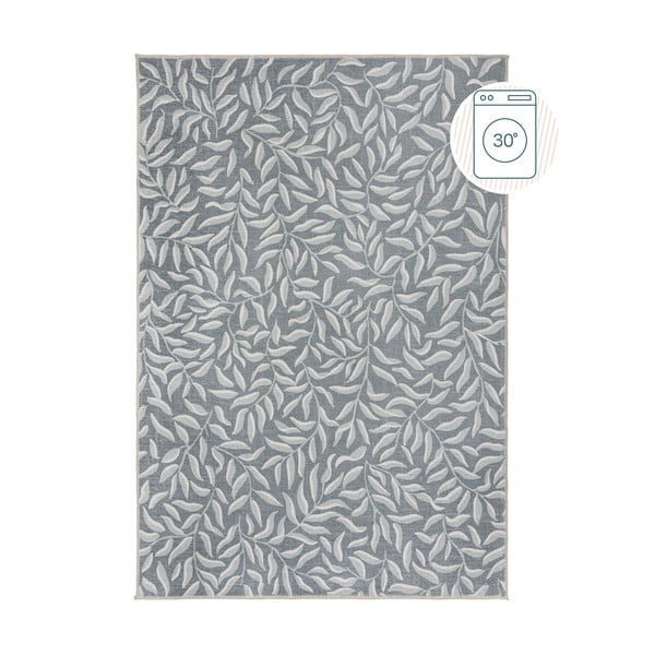 Svetlozelený umývateľný koberec s prímesou recyklovaných vlákien 80x150 cm Wallace – Flair Rugs