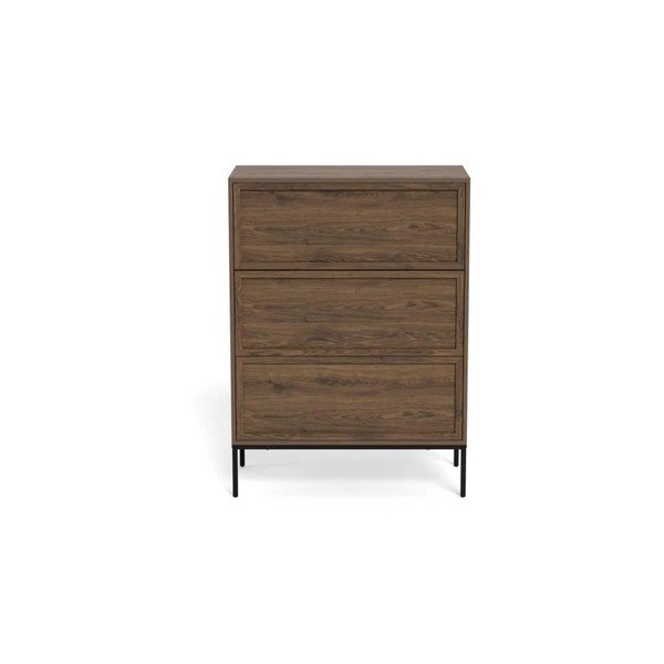 Komoda v dekore duba v tmavo prírodnej farbe 80x110x40 cm Palmdale – Actona-image-2