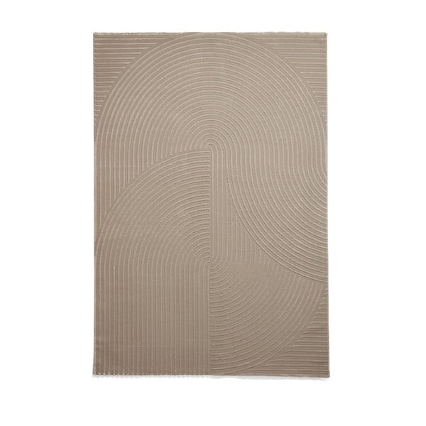 Svetlohnedý umývateľný koberec z recyklovaných vlákien 160x230 cm Flores – Think Rugs