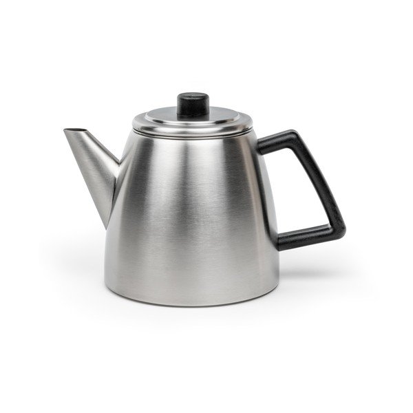 Kanvica na čaj z nehrdzavejúcej ocele so sitkom v striebornej farbe 1,1 l Duet Odense – Bredemeijer