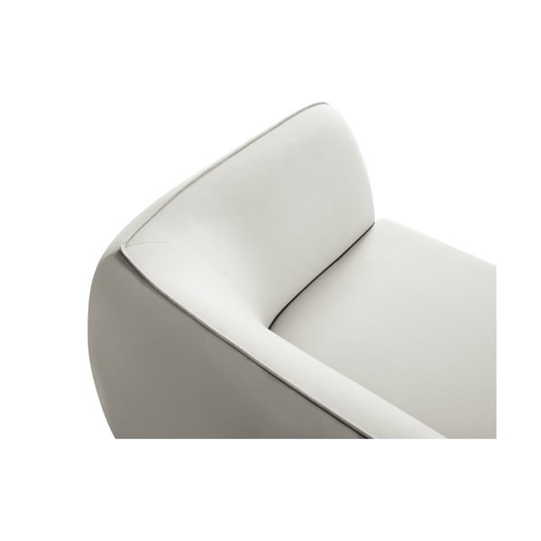 Béžová zamatová pohovka 190 cm Lando – Micadoni Home-image-4