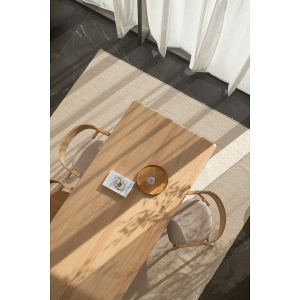 Jedálenský stôl z dubového dreva 90x200 cm Derven – Gazzda-image-4