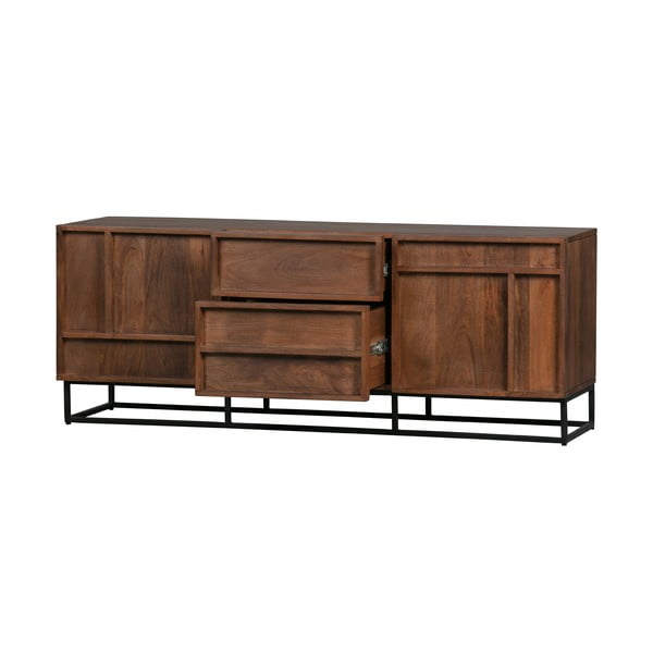 Hnedý TV stolík z mangového dreva WOOOD Forrest-image-3