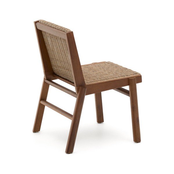 Drevená záhradná stolička v prírodnej farbe Itani – Kave Home-image-3