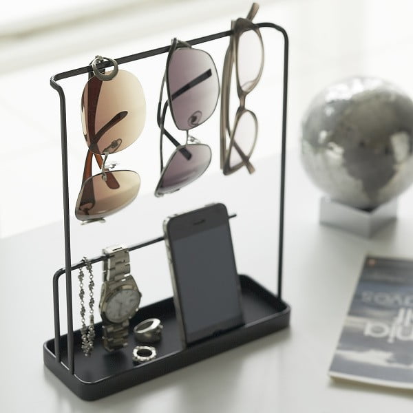 Čierny stojan na okuliare a šperky YAMAZAKI Tower-image-1