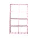 Svetloružová poschodová oceľová polica 30 cm Reja – PT LIVING