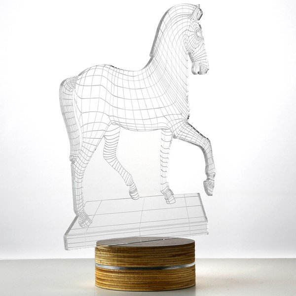 3D stolová lampa Big Horse-image-1