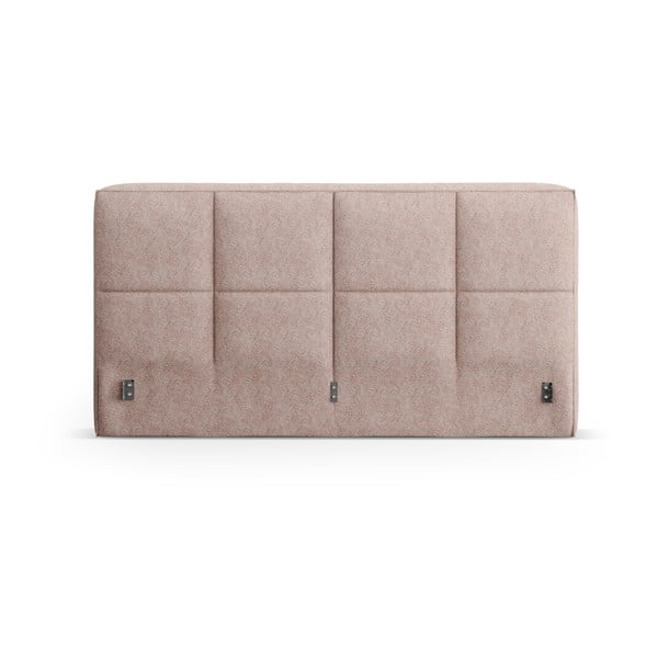 Svetloružové čalúnené čelo postele 249x100 cm Darren – Micadoni -image-2