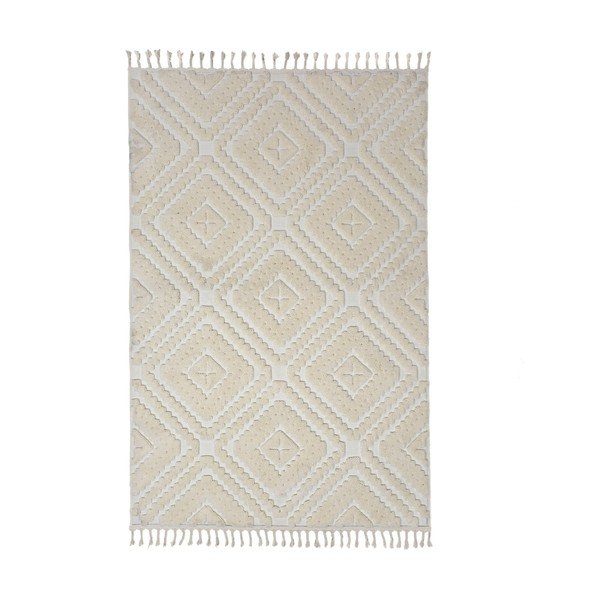 Krémovobiely koberec 133x190 cm Diomara – Flair Rugs