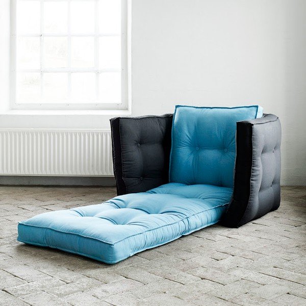 Rozkladacie kresielko Karup Dice Horizon Blue / Gray-image-2