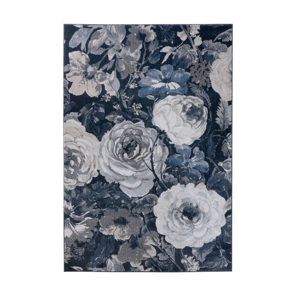 Tmavomodrý koberec Mint Rugs Peony, 80 x 150 cm