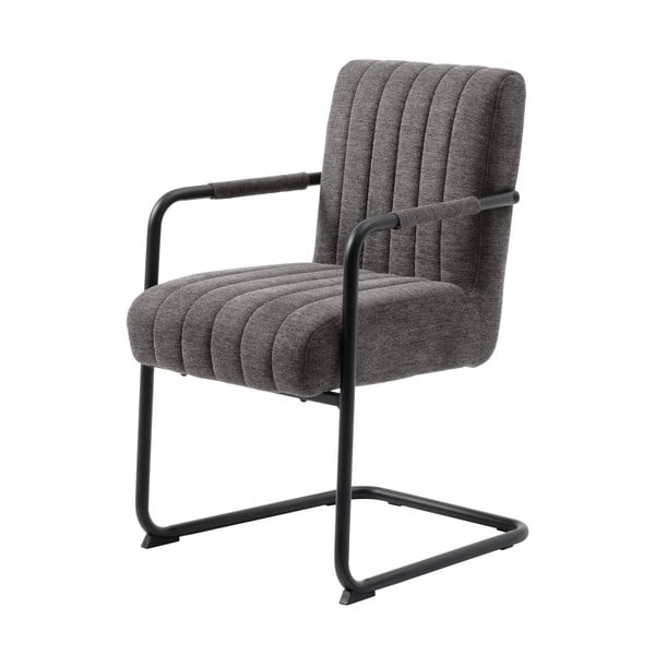 Tmavosivá jedálenská stolička Trout – Unique Furniture