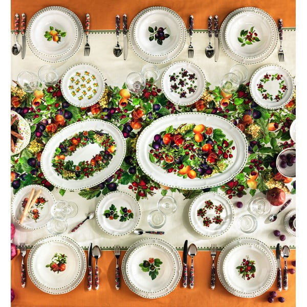 18-dielna súprava porcelánových tanierov Brandani Le Primizie-image-1