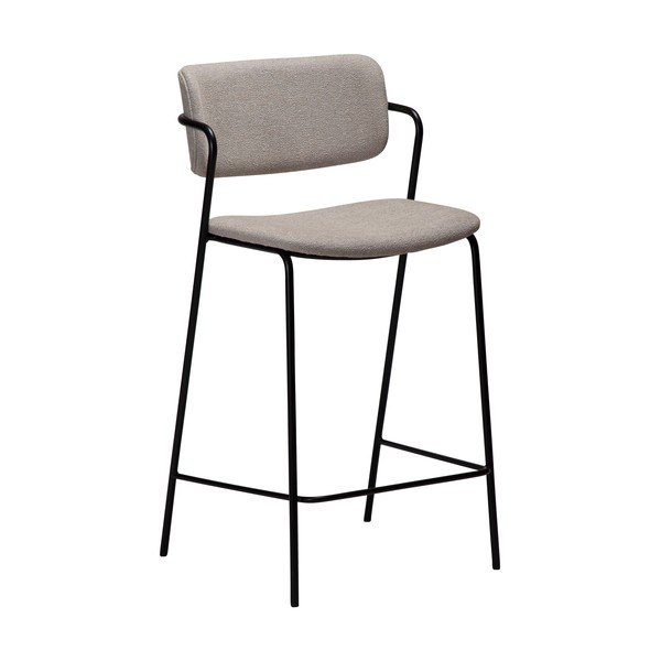 Béžová barová stolička (výška sedadla 67,5 cm) Zed – DAN-FORM Denmark