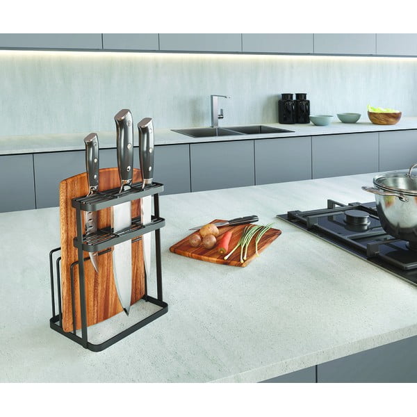 Stojan na kuchynské náčinie z nerezovej ocele Tokyo Lava - Metaltex-image-3