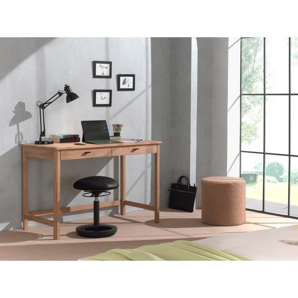 Detský písací stôl z dubového dreva 60x120 cm Forrest – Vipack-image-1