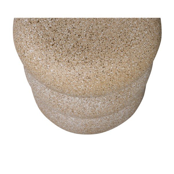 Okrúhly záhradný stolík v dekore kameňa ø 40 cm Laurel – WOOOD-image-3