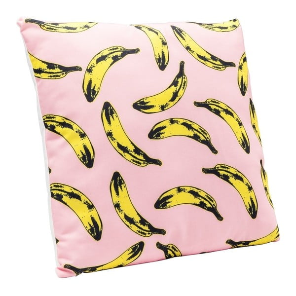 Vankúš s motívom banánov Kare Design Pop Art, 45 × 45 cm