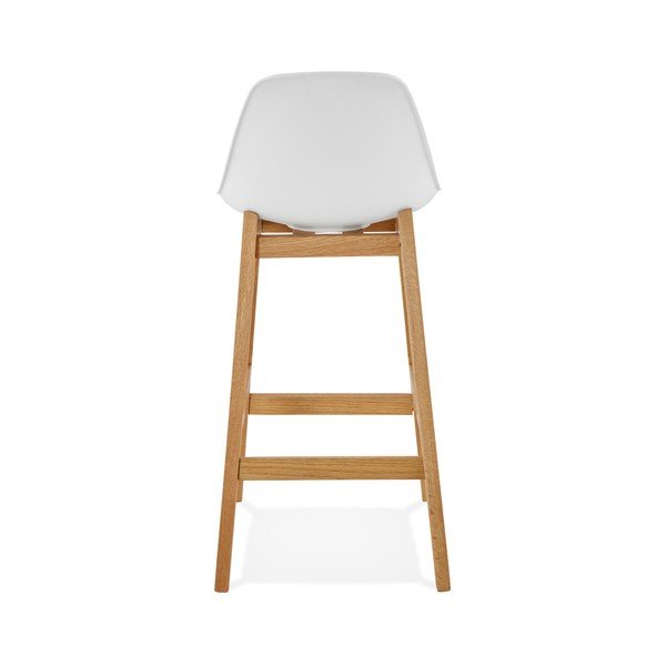 Biela barová stolička Kokoon Elody, výška 86,5 cm-image-1