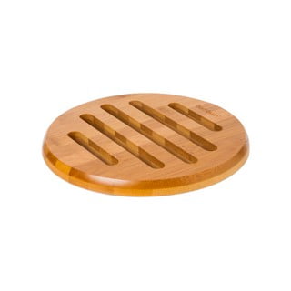 Bambusová podložka pod horúce nádoby Bambum Valeria, ⌀ 19 cm