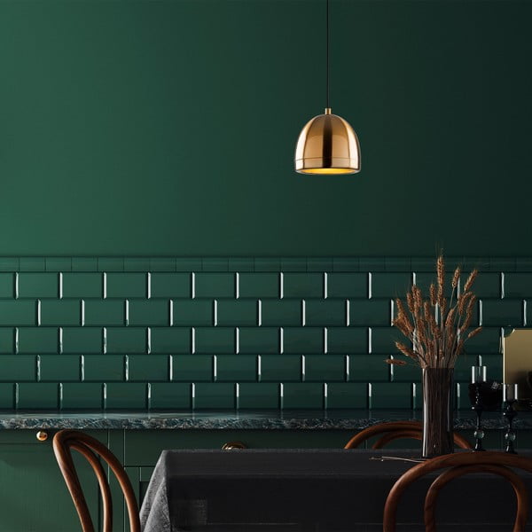 Závesné svietidlo v bronzovej farbe s kovovým tienidlom ø 17 cm Mugo – Opviq lights-image-2