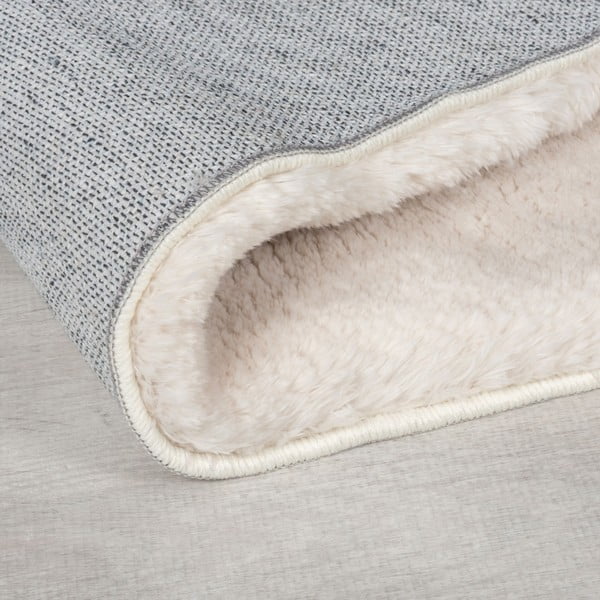 Krémová syntetická kožušina 160x230 cm Faroe Wool Look Fur – Flair Rugs-image-2
