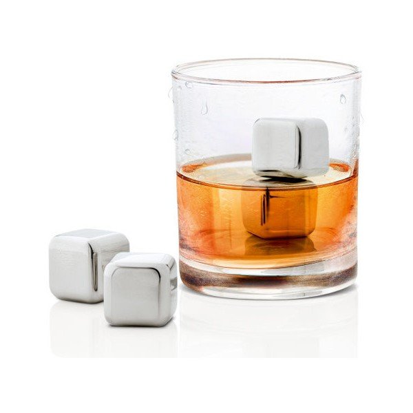 Chladiace kocky v súprave 4 ks z nehrdzavejúcej ocele Lounge – Blomus-image-3