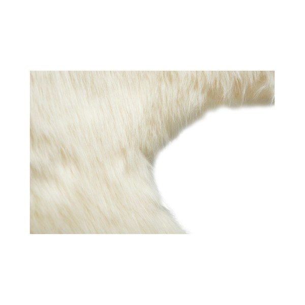 Biela stolička so sedákom z imitácie ovčej kožušiny DAN-FORM Denmark Flair-image-2