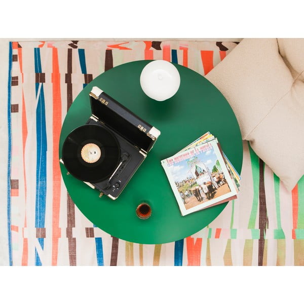 Tmavozelený okrúhly konferenčný stolík ø 100 cm Pausa – Really Nice Things-image-2