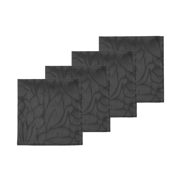 Textilné obrúsky v súprave 4 ks Abstract leaves – Södahl