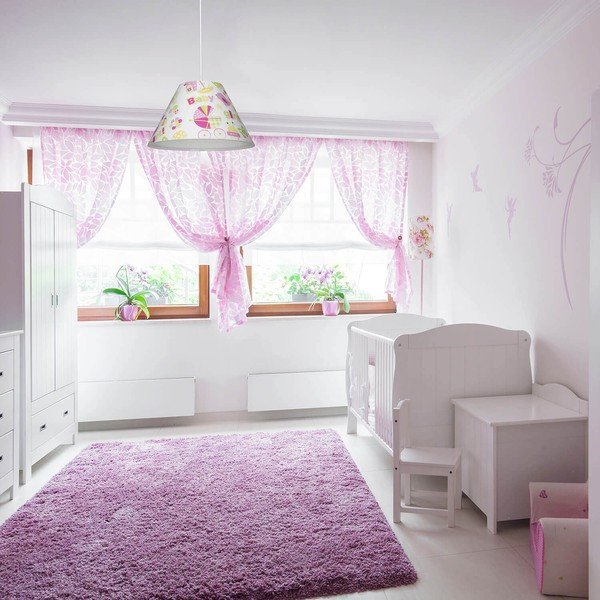 Biele detské svietidlo ø 35 cm Tria – Squid Lighting-image-1