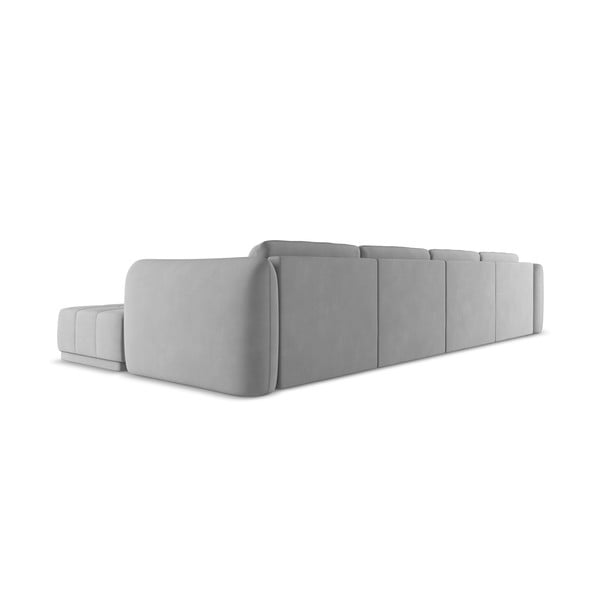 Svetlosivá rohová pohovka Hoku – Makamii-image-3