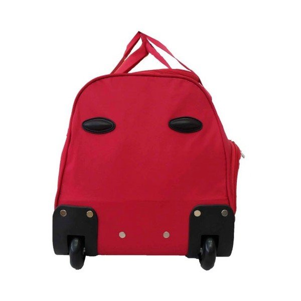 Červená cestovná taška na kolieskach Hero Roulette, 65 l-image-4