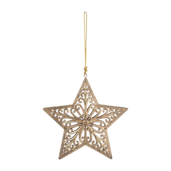 Závesná dekoratívna hviezda Antic, Ø15 cm