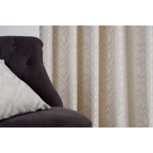 Krémovobiely záves 140x245 cm Giuseppe – Mendola Fabrics-image-1