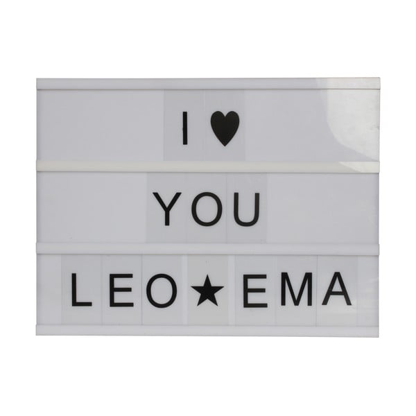 Svetelný box s 95 znakmi Opjet Boite 30 x 22,6 cm-image-2