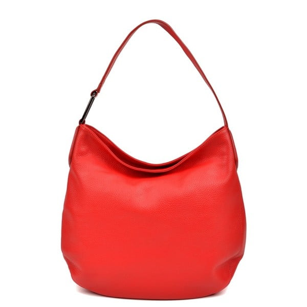 Červená kožená kabelka Isabella Rhea Gerrie