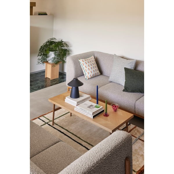 Odkladací stolík v dekore duba 35x35 cm Straight - Hübsch-image-4
