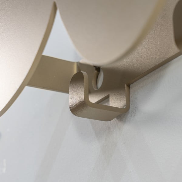 Béžový kovový nástenný vešiak 58 cm Tumulo – Spinder Design-image-4
