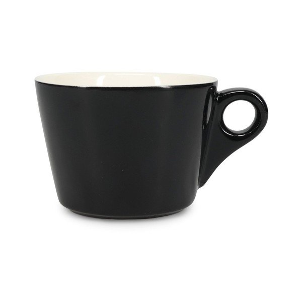 Čierna porcelánová šálka na latte 280 ml Barista – BonBistro