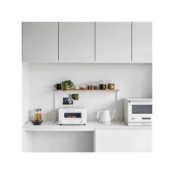 Biela/v prírodnej farbe drevená prídavná polička 28,5x8,5 cm Tower – YAMAZAKI-image-4