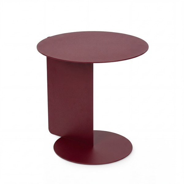 Oceľový okrúhly odkladací stolík ø 40 cm Salsa – Spinder Design