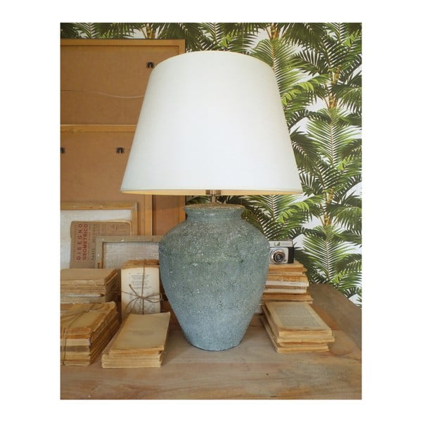 Keramická stolová lampa Orchidea Milano Saint Tropes Greenish Grey, ⌀ 50 cm