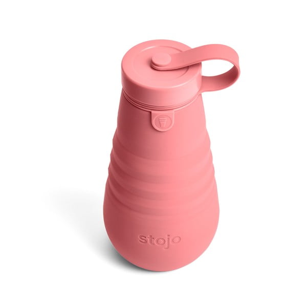 Oranžovoružová skladacia fľaša Bottle Berry, 590 ml-image-2