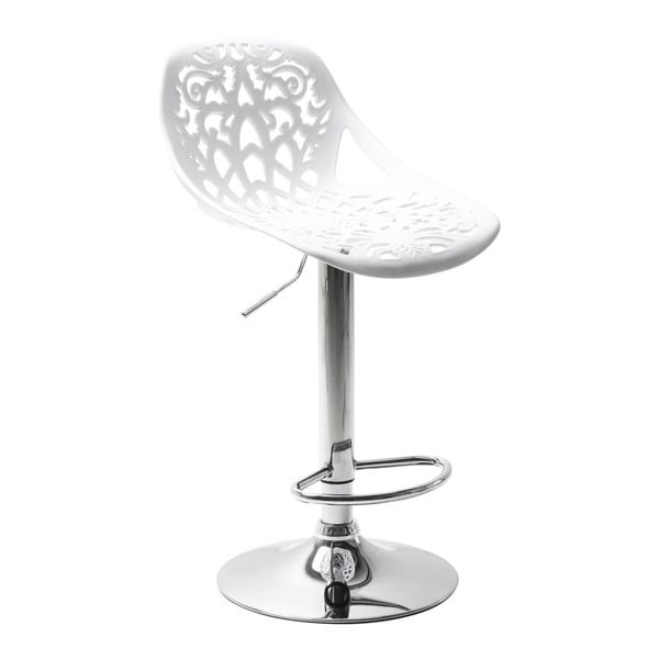 Sada 2 bielych barových stoličiek Kare Design Ornament