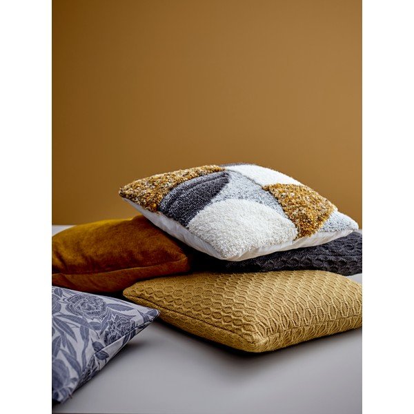 Žltý vankúš s vysokým podielom bavlny Södahl Klara, 40 x 60 cm-image-4