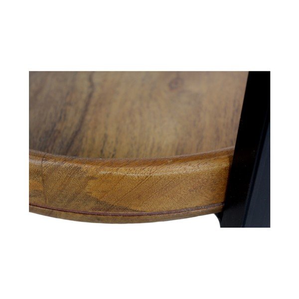 Odkladací stolík z mangového dreva HSM collection Ediash, Ø 35 cm-image-1