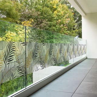 Samolepka na okno 200x40 cm Classy Palm Leaves - Ambiance