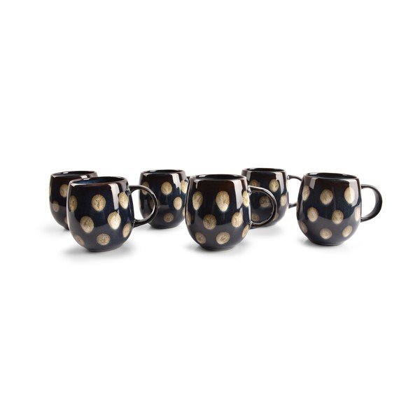 Modrý kameninový hrnček 430 ml Muggies – Salt&Pepper-image-3