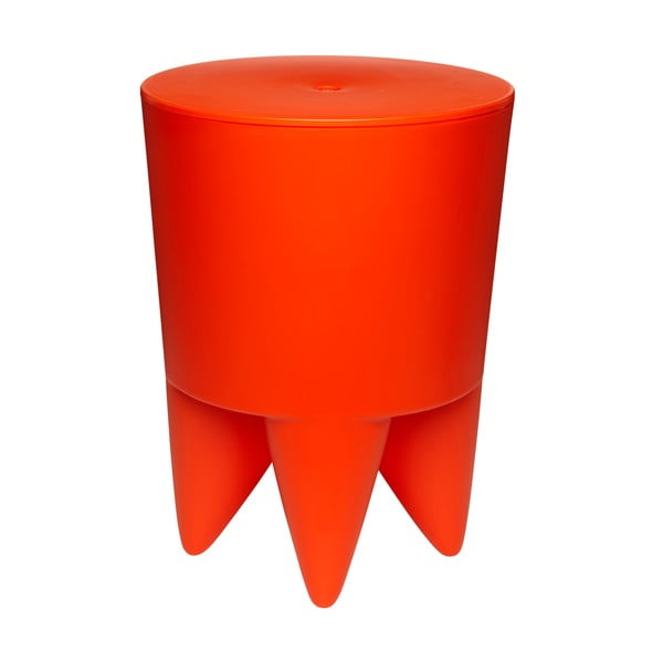Univerzálny stolík/kôš/chladič na ľad Bubu, oranžový